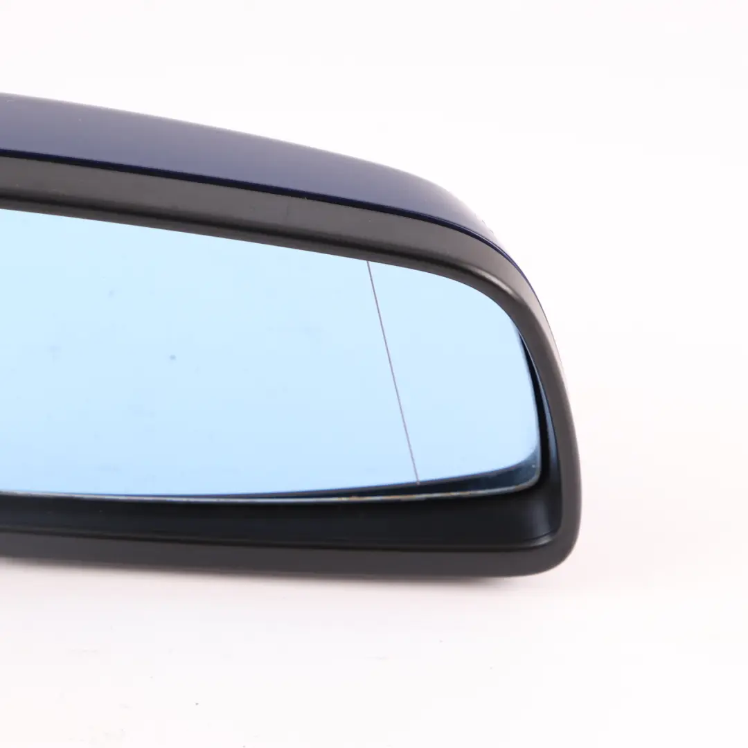 Wing Mirror BMW E60 E61 LCI Heated Right Door O/S Le Mans Blau Blue Metallic 381