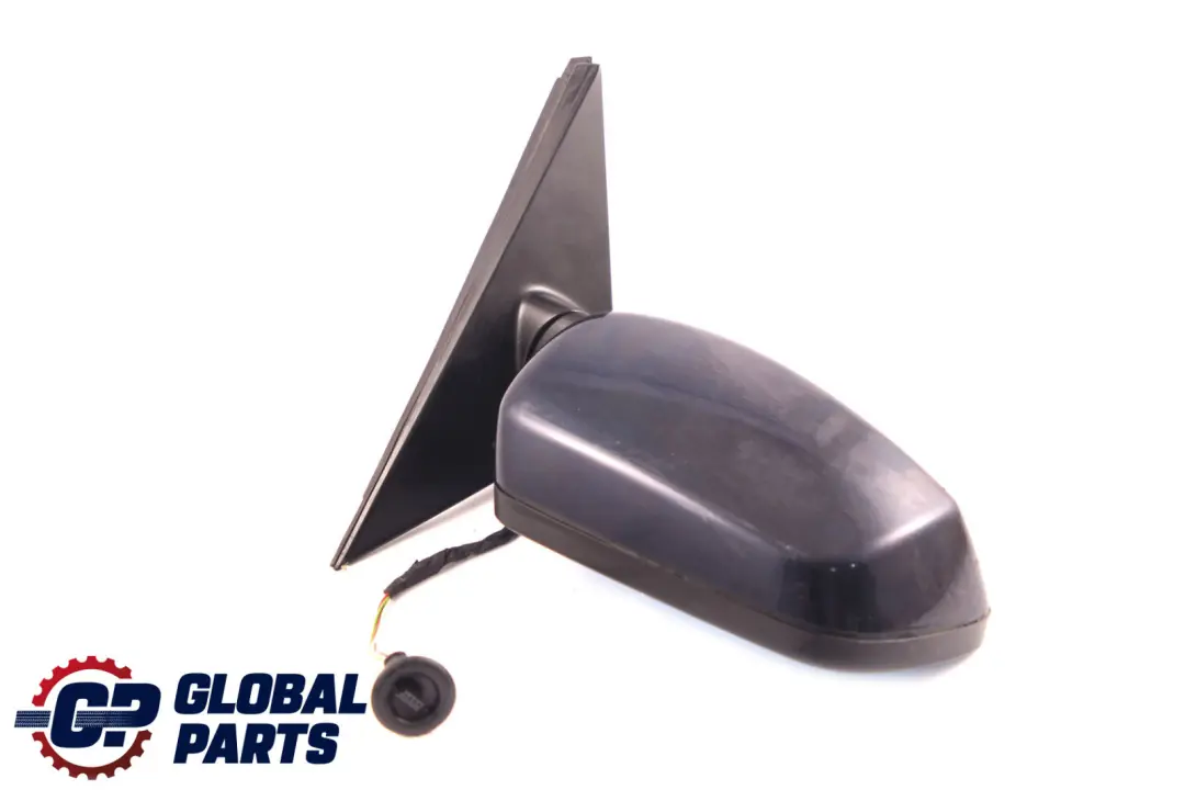 BMW 5 Series 1 E60 E61 LCI Heated Right Wing Mirror O/S Monacoblau Monaco Blue