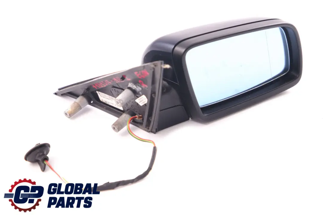 BMW 5 Series 1 E60 E61 LCI Heated Right Wing Mirror O/S Monacoblau Monaco Blue