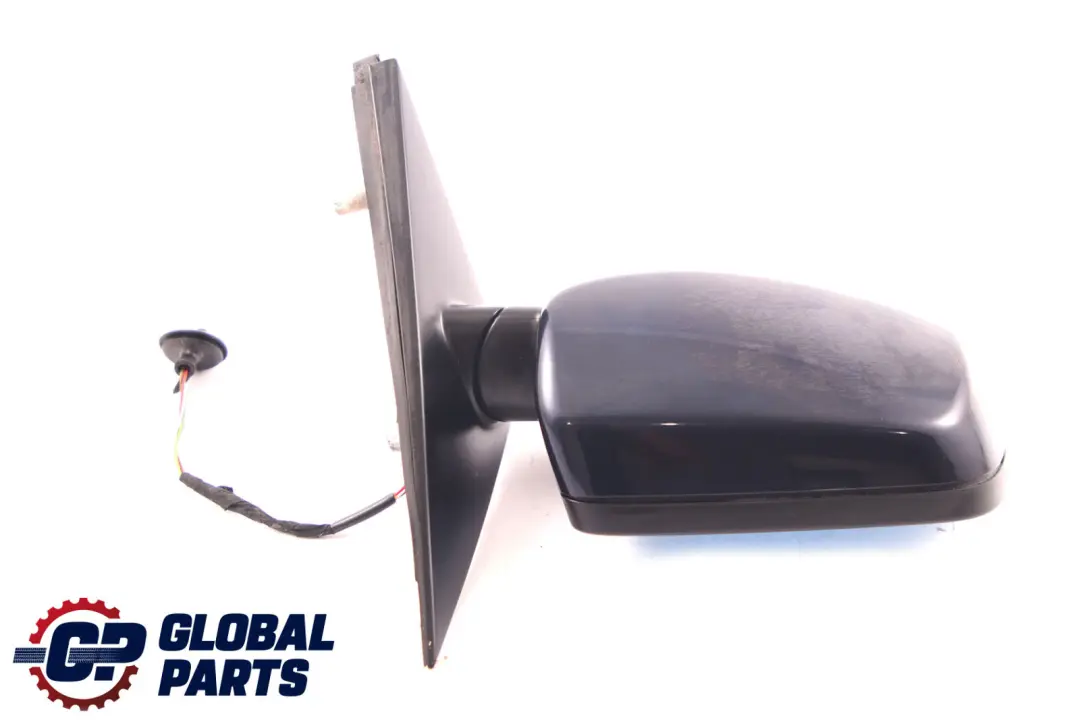 BMW 5 Series 1 E60 E61 LCI Heated Right Wing Mirror O/S Monacoblau Monaco Blue