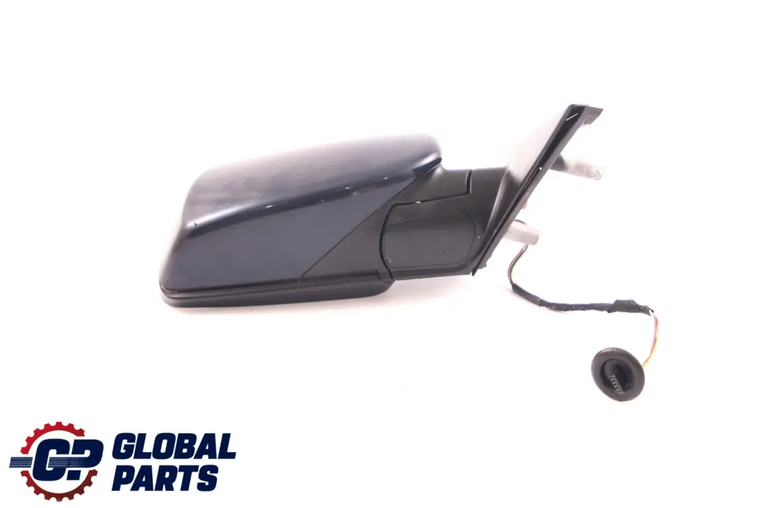 BMW 5 Series 1 E60 E61 LCI Heated Right Wing Mirror O/S Monacoblau Monaco Blue