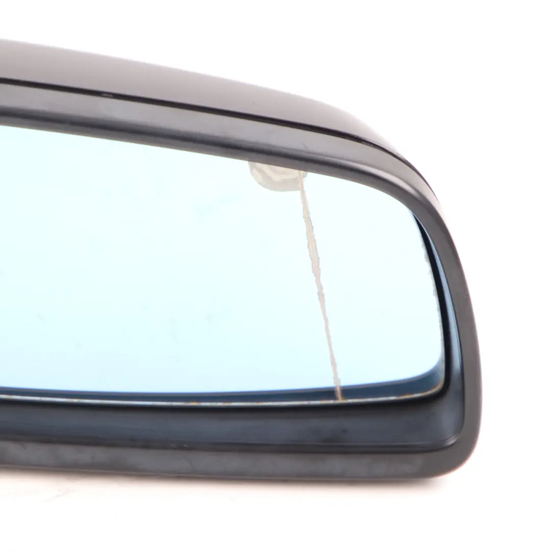 Wing Mirror BMW E60 E61 LCI Heated Right Door O/S Ruby Black Metallic S23 / X03