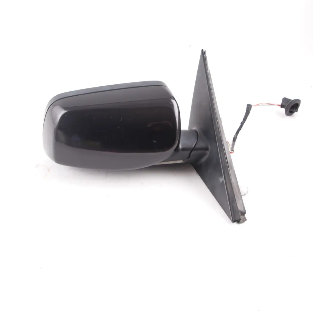 Wing Mirror BMW E60 E61 LCI Heated Right Door O/S Ruby Black Metallic S23 / X03