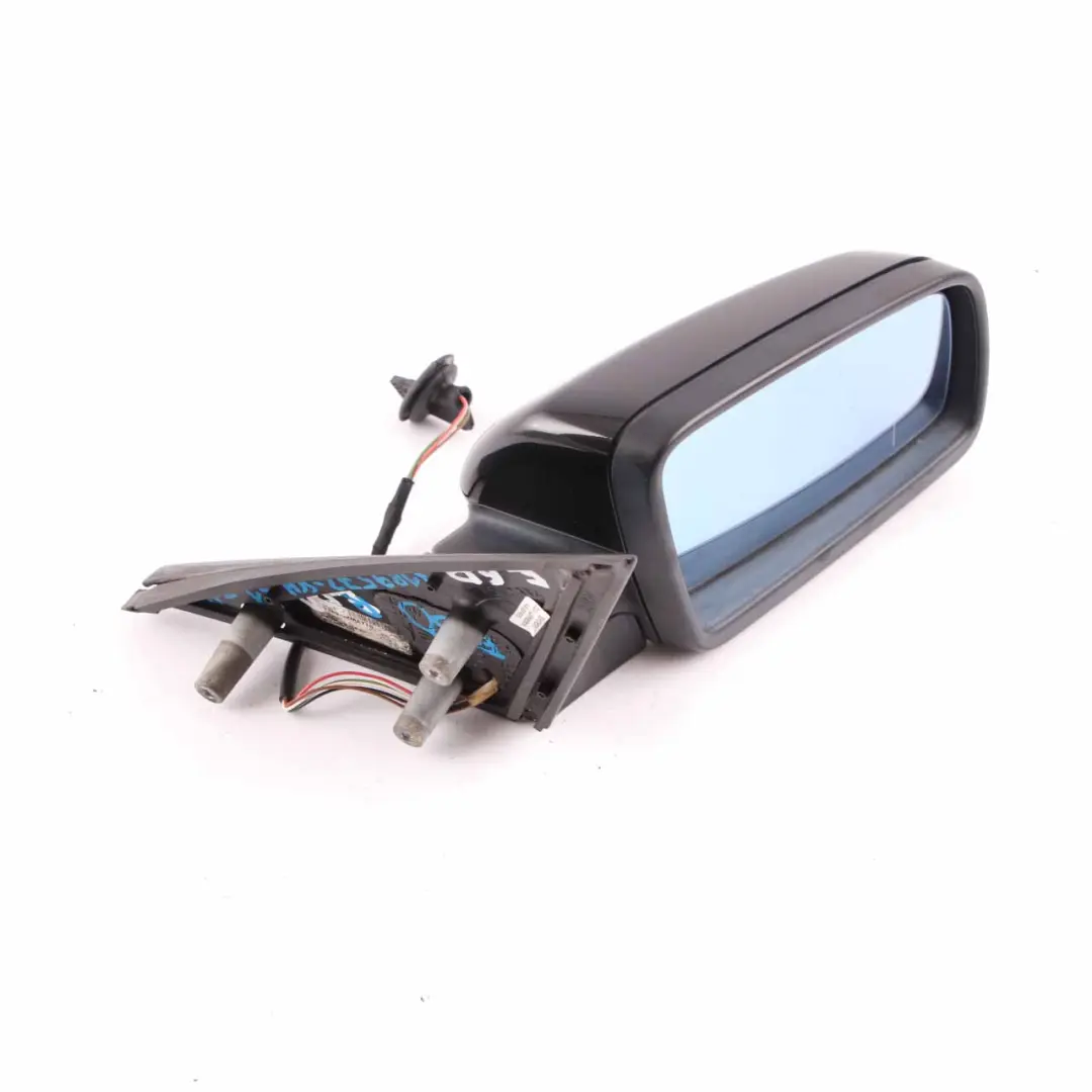 Wing Mirror BMW E60 E61 LCI 1 Heated Right O/S Door Schwarz 2 Black 668