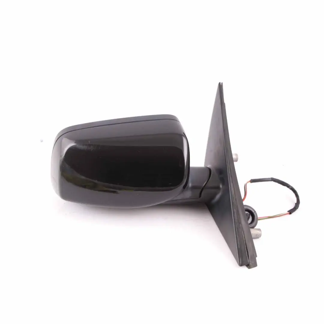 Wing Mirror BMW E60 E61 LCI 1 Heated Right O/S Door Schwarz 2 Black 668