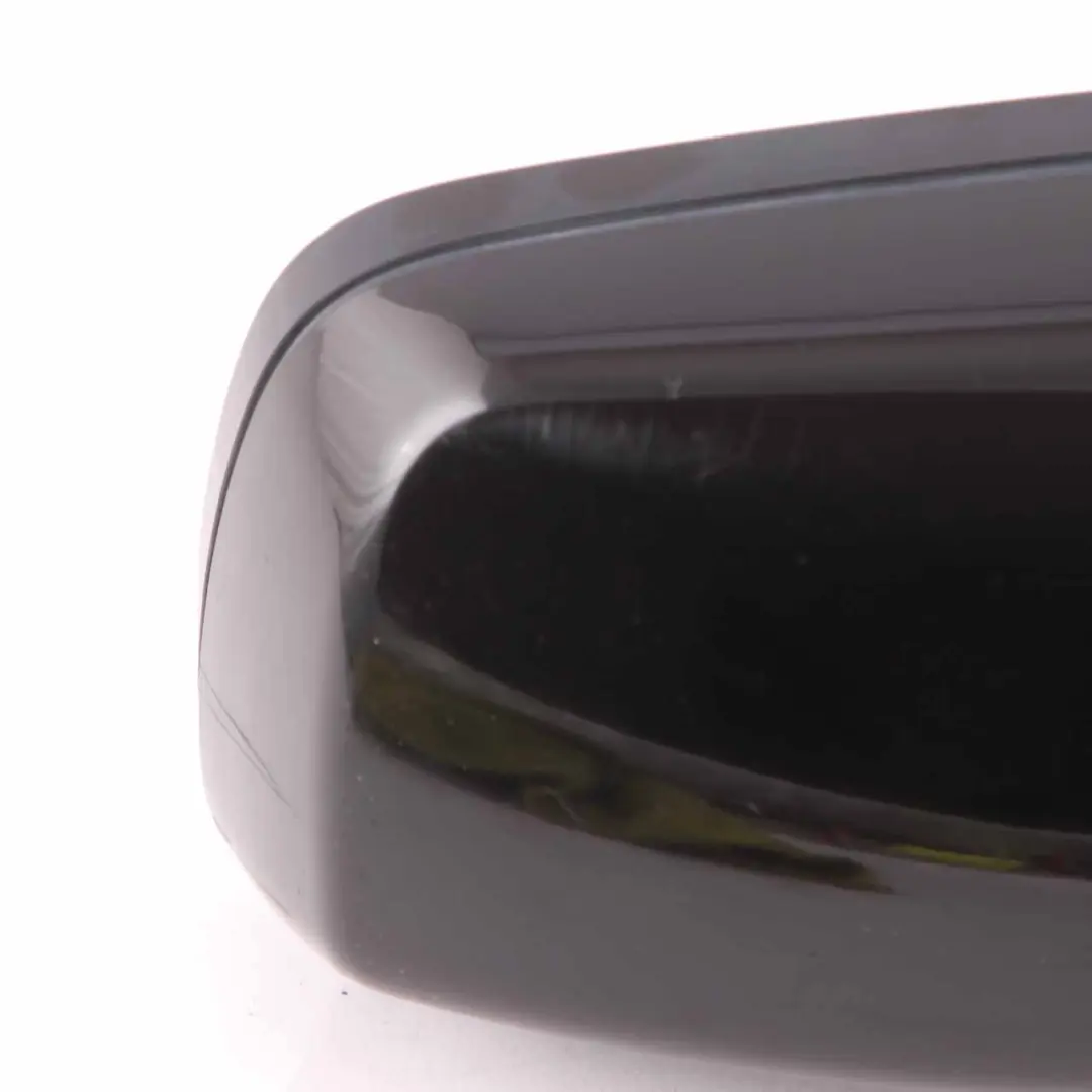 Wing Mirror BMW E60 E61 LCI 1 Heated Right O/S Door Schwarz 2 Black 668