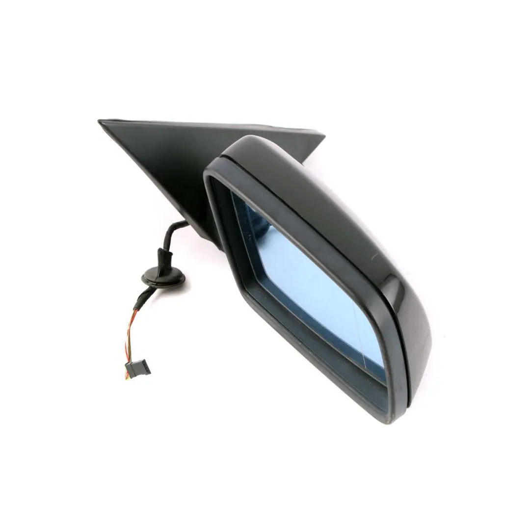 BMW 5 Series E60 E61 LCI Heated Right Wing Mirror O/S Schwarz 2 Black 668