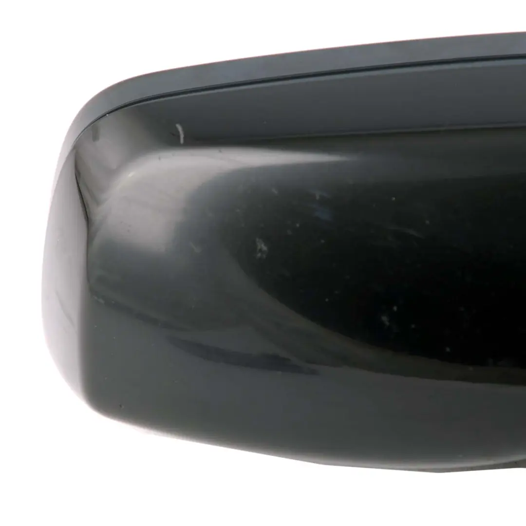 BMW 5 Series E60 E61 LCI Heated Right Wing Mirror O/S Schwarz 2 Black 668