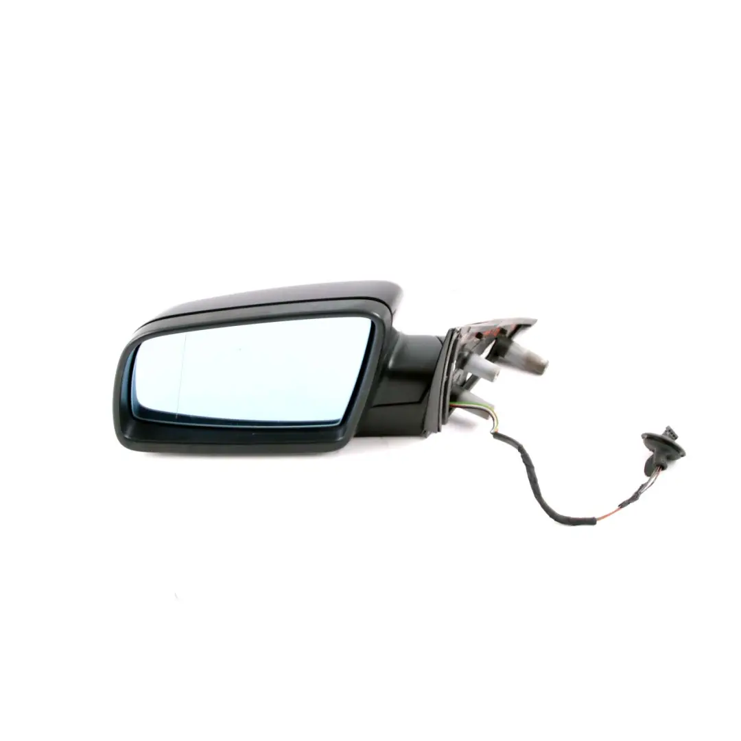 Wing Mirror BMW E60 E61 LCI Heated Left N/S Black Sapphire Metallic 475