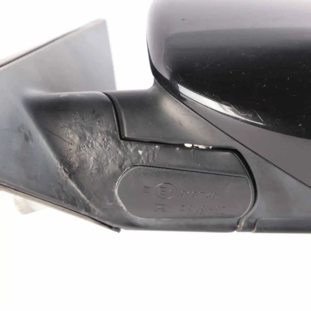 Wing Mirror BMW E60 E61 LCI 1 Heated Left N/S Black Sapphire Metallic 475