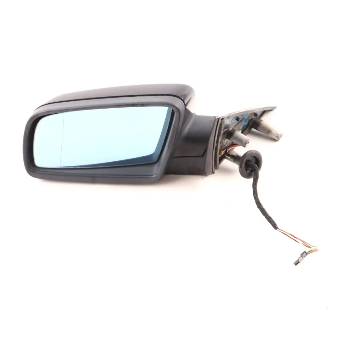 Wing Mirror BMW E60 E61 LCI Heated Left N/S Carbonschwarz Metallic 416