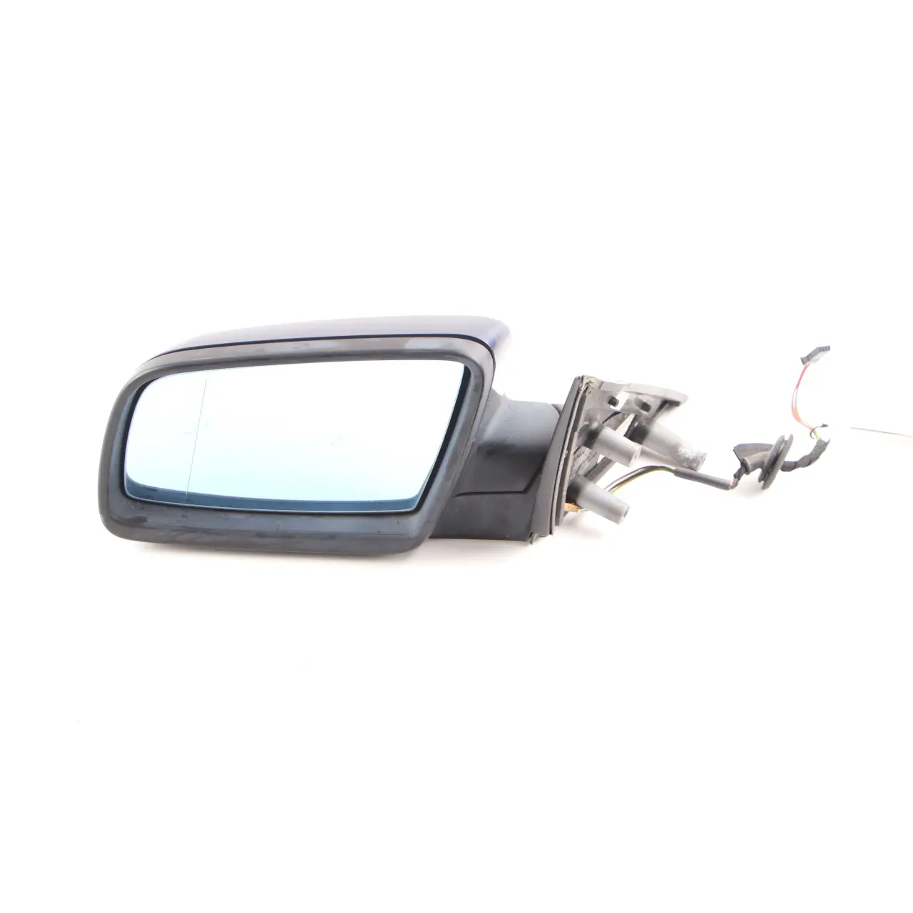 BMW E60 E61 LCI Heated Left Wing Mirror N/S Tiefseeblau Blue A76