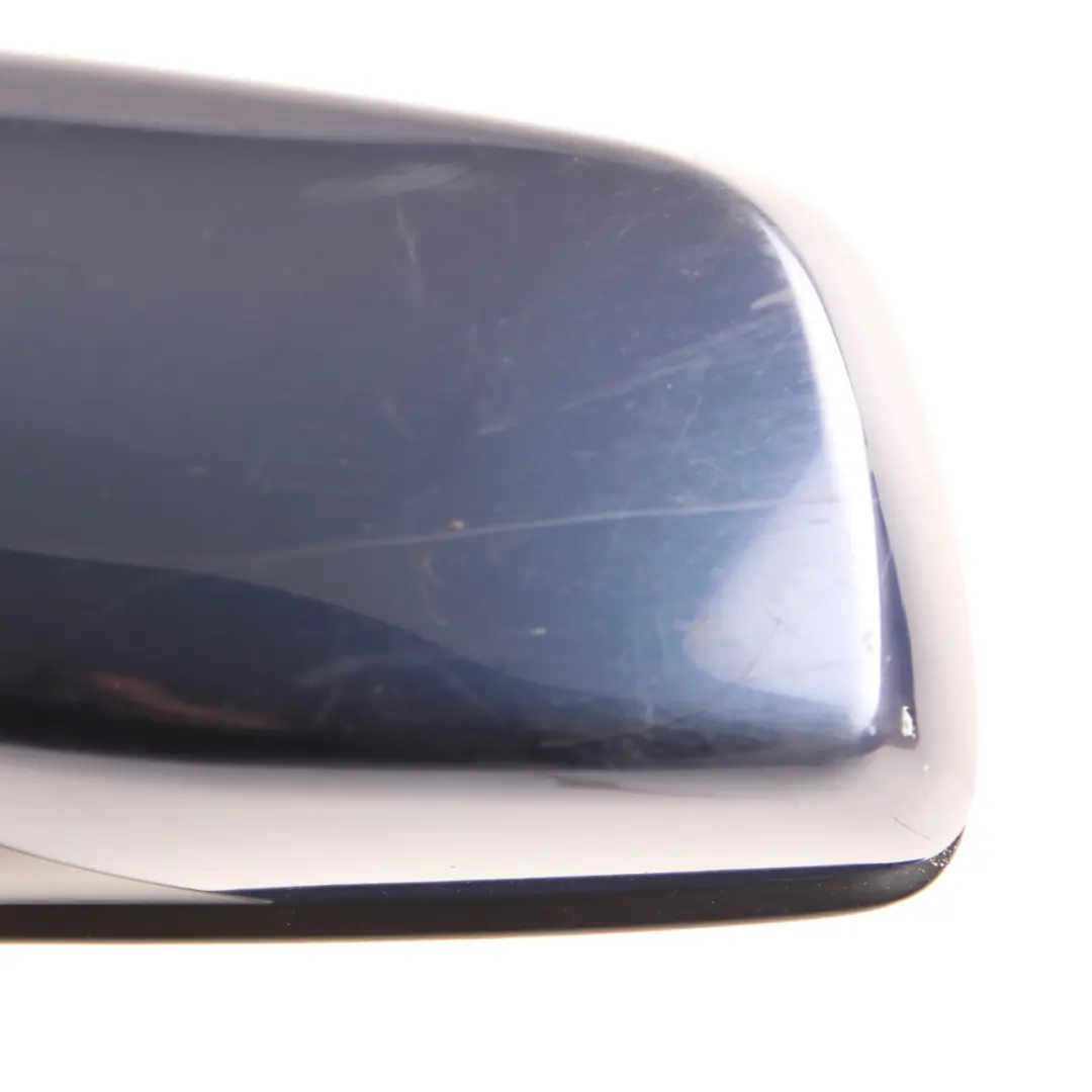 BMW E60 E61 LCI Heated Left Wing Mirror N/S Tiefseeblau Blue A76