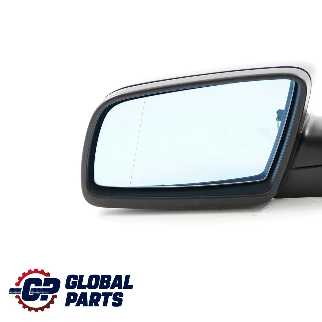 BMW 5 Series 1 E60 E61 LCI Heated Left Wing Mirror N/S Monacoblau Monaco Blue