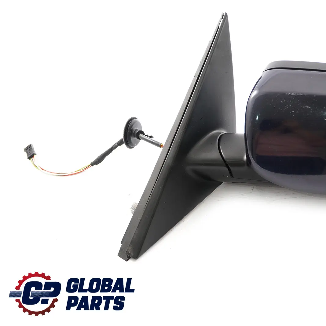 BMW 5 Series 1 E60 E61 LCI Heated Left Wing Mirror N/S Monacoblau Monaco Blue