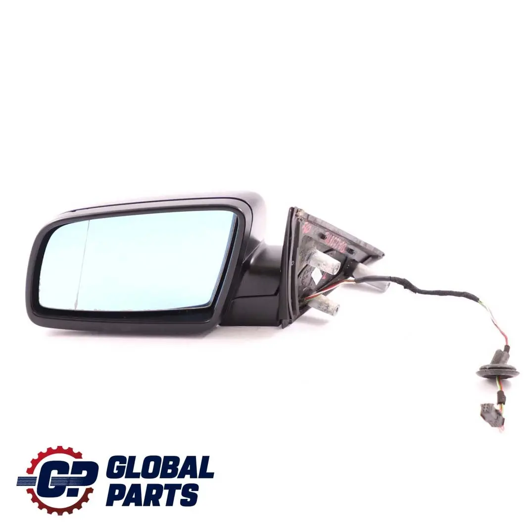 BMW 5 Series E60 E61 LCI Heated Left Wing Mirror N/S Orientblau Orient Blue 317