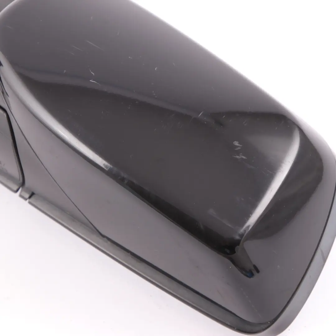 Wing Mirror BMW E60 E61 LCI Heated Left Door Passenger N/S Schwarz 2 Black