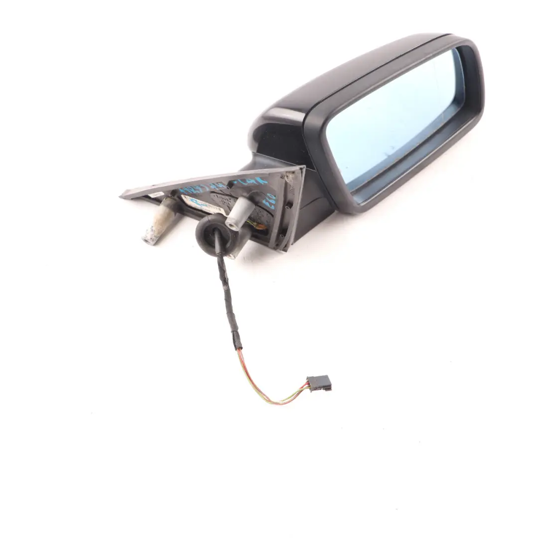 Wing Mirror BMW E60 E61 LCI Door Right O/S Outside Heated Carbon Black - 416