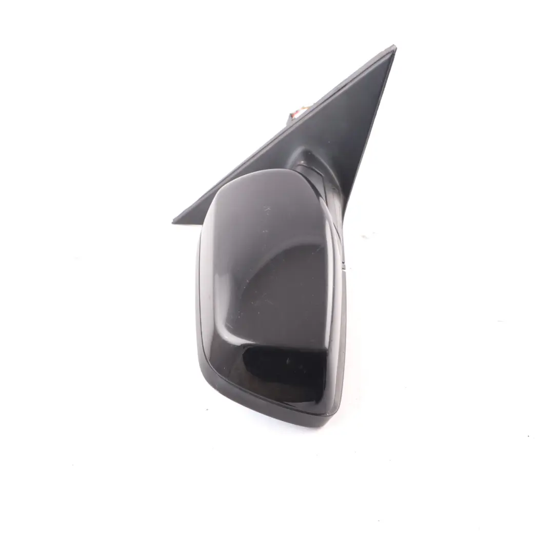 Wing Mirror BMW E60 E61 LCI Door Right O/S Outside Heated Carbon Black - 416