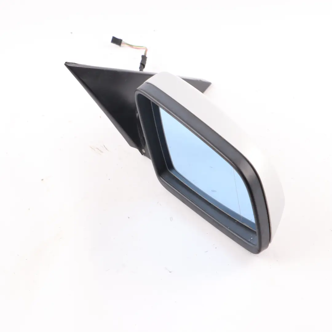 BMW E60 E61 LCI Wing Mirror Door Right O/S Outside Titansilber Titan Silver 354