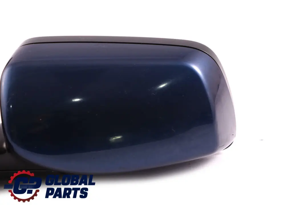 BMW 5 Series E60 E61 LCI Heated Left Wing Mirror N/S Memory Tiefseeblau Blue