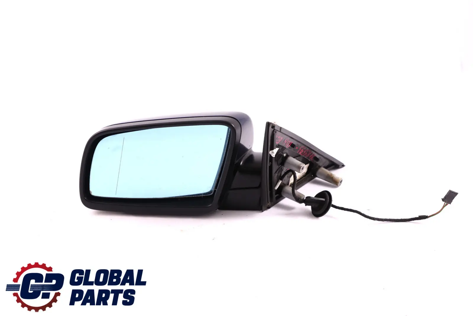 BMW 5 Series E60 E61 LCI Heated Left Wing Mirror N/S Memory Tiefseeblau Blue