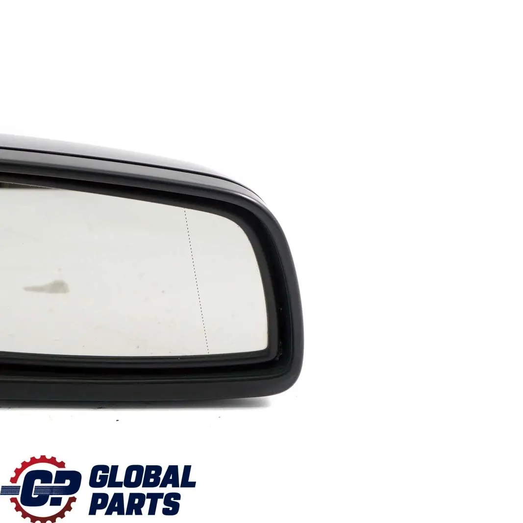 BMW 5 E60 E61 Auto Dip Power Fold Right Wing Mirror O/S Black Sapphire Metallic