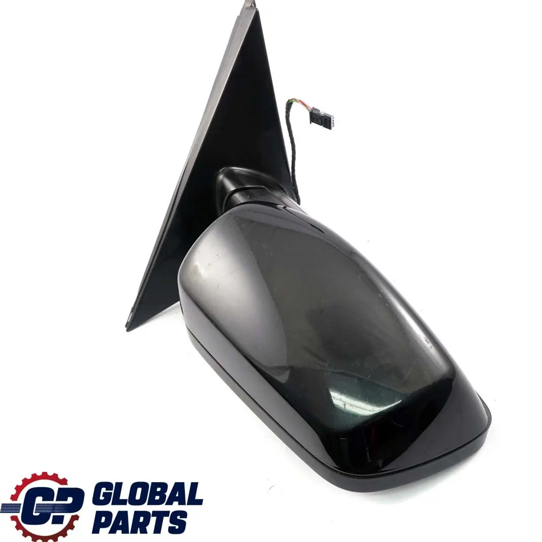 BMW 5 E60 E61 Auto Dip Power Fold Right Wing Mirror O/S Black Sapphire Metallic