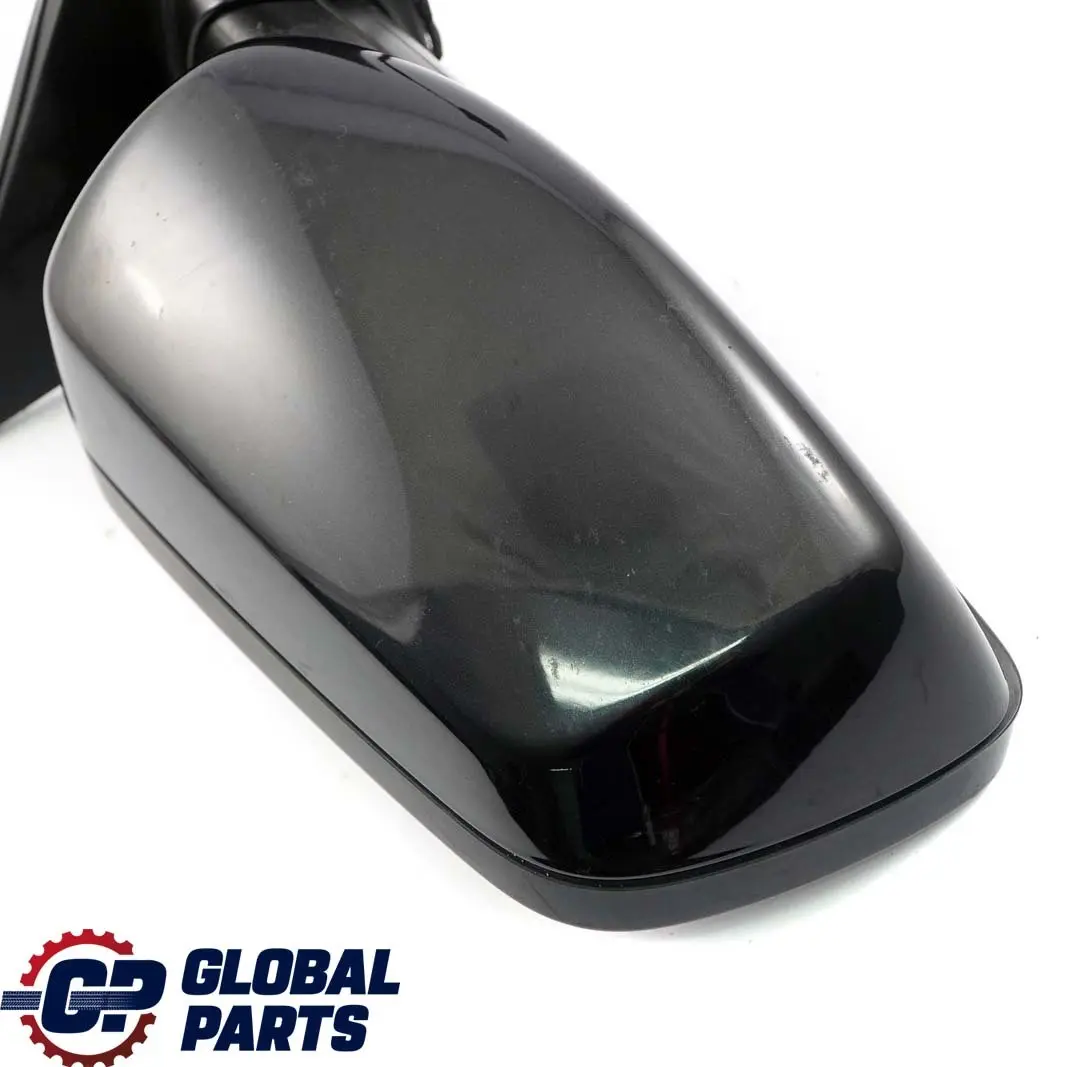 BMW 5 E60 E61 Auto Dip Power Fold Right Wing Mirror O/S Black Sapphire Metallic