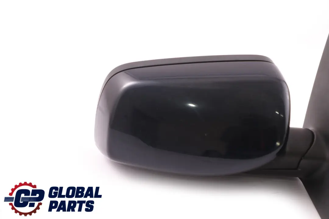 BMW 5 Series E60 E61 Auto Dip Heated Right Wing Mirror O/S Carbonschwarz Black