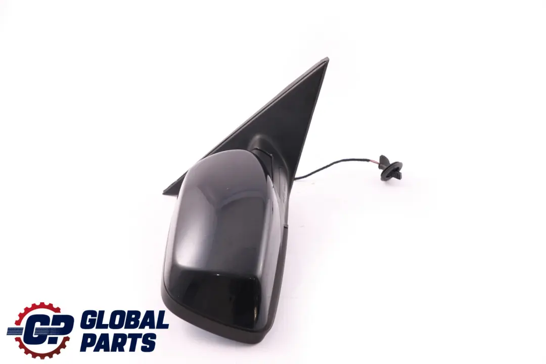 BMW 5 Series E60 E61 Auto Dip Heated Right Wing Mirror O/S Carbonschwarz Black