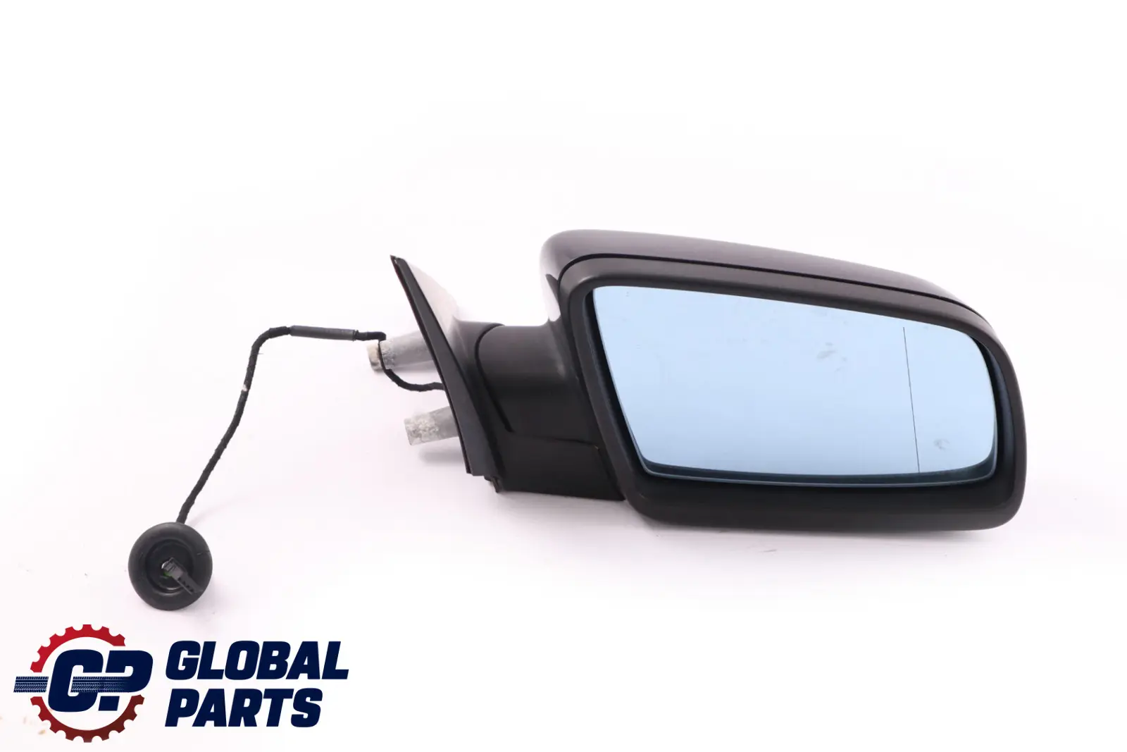 BMW 5 Series E60 E61 Auto Dip Heated Right Wing Mirror O/S Carbonschwarz Black