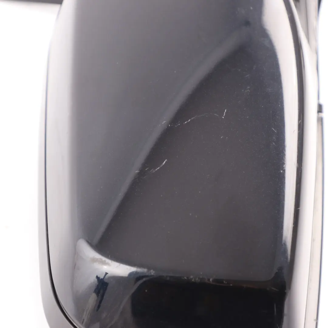 Wing Mirror BMW E60 E61 Auto Dip Heated Right O/S Carbon Black Metallic - 416