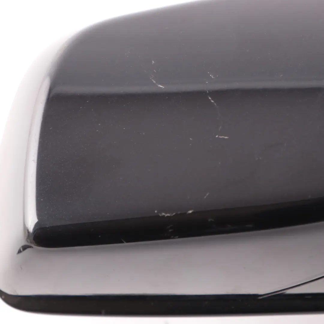 Wing Mirror BMW E60 E61 Auto Dip Heated Right O/S Carbon Black Metallic - 416