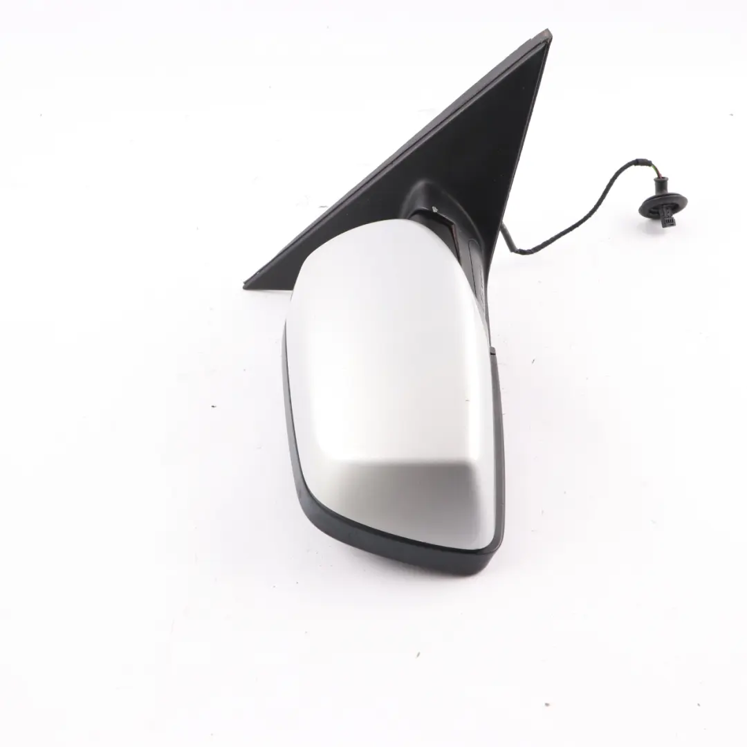 BMW E60 E61 Auto Dip Power Fold Right Wing Mirror O/S Titansilber Silver 354