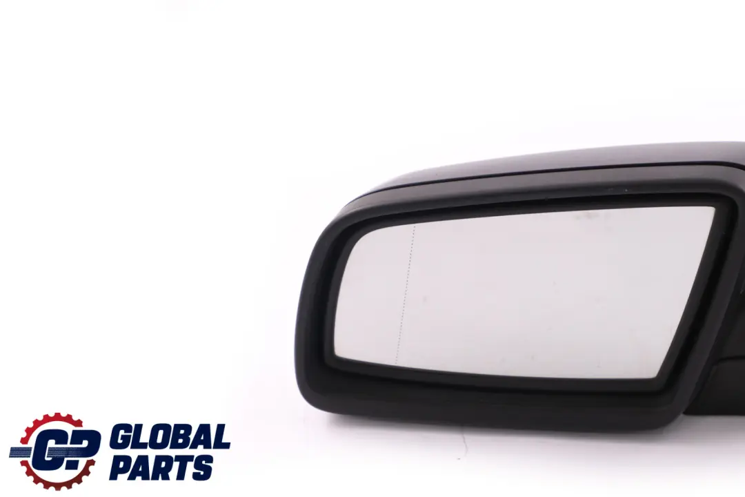 BMW 5 Series E60 E61 LCI Auto Dip Left Wing Mirror N/S Carbonschwarz Black 416