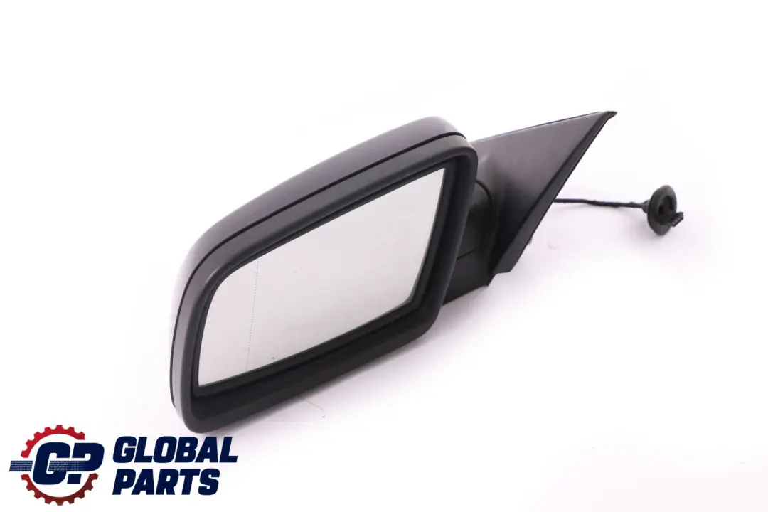 BMW 5 Series E60 E61 LCI Auto Dip Left Wing Mirror N/S Carbonschwarz Black 416