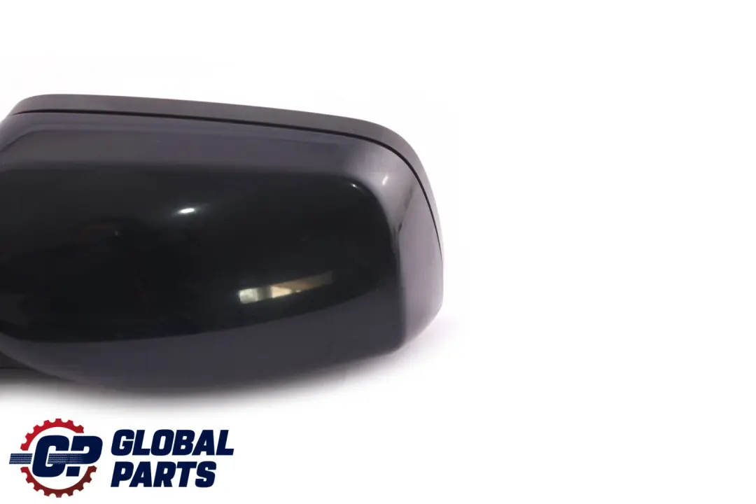 BMW 5 Series E60 E61 LCI Auto Dip Left Wing Mirror N/S Carbonschwarz Black 416