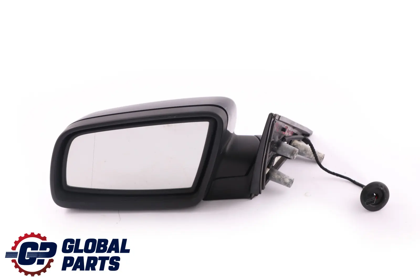 BMW 5 Series E60 E61 LCI Auto Dip Left Wing Mirror N/S Carbonschwarz Black 416