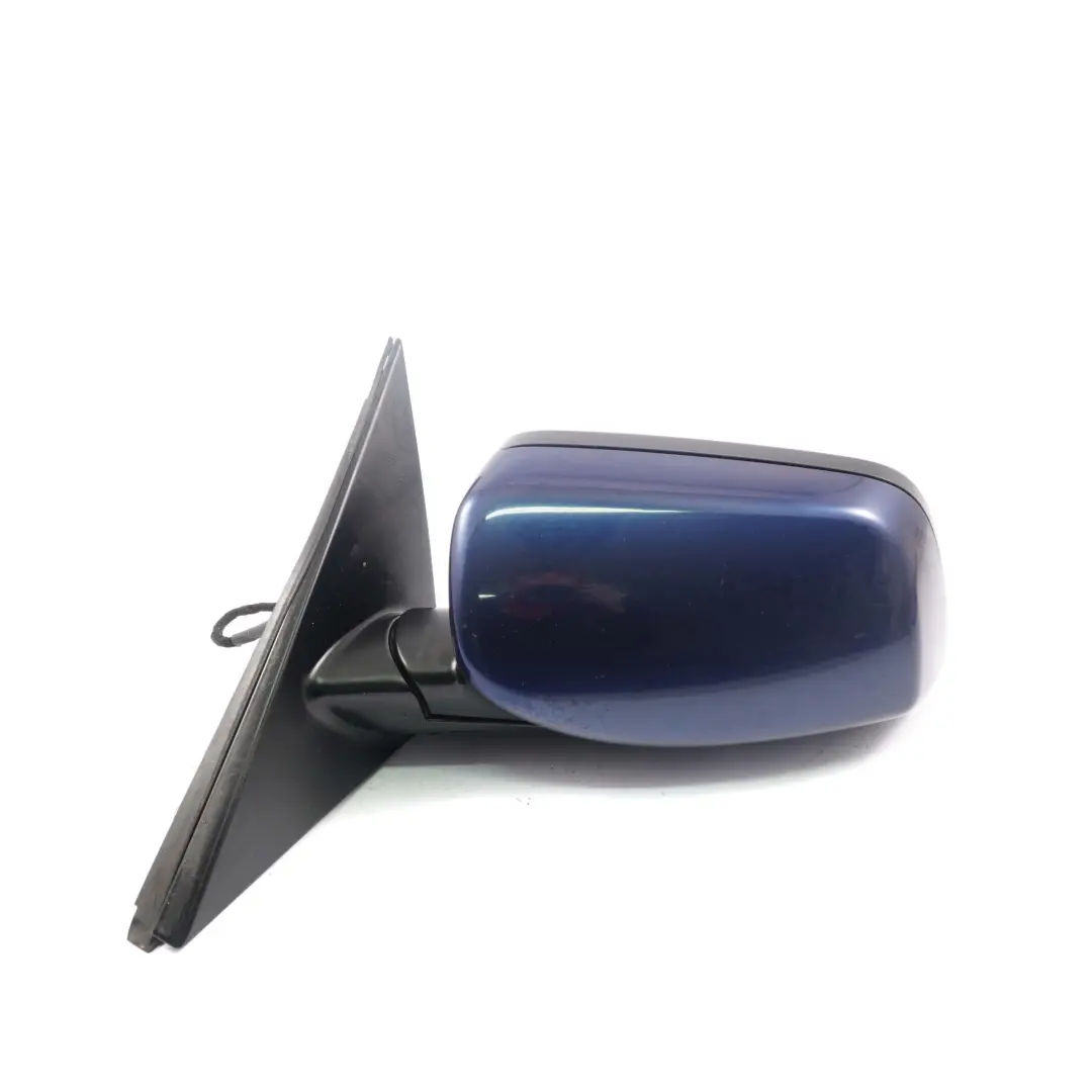 BMW E60 E61 Auto Dip Power Fold Left Wing Mirror N/S Tiefseeblau Deep Sea Blue