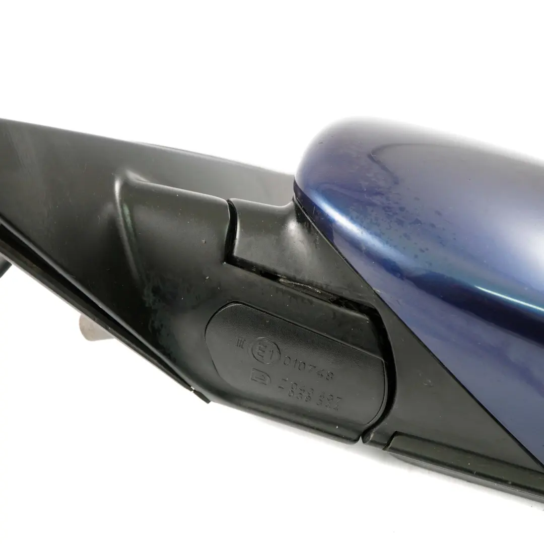 BMW E60 E61 Auto Dip Power Fold Left Wing Mirror N/S Tiefseeblau Deep Sea Blue