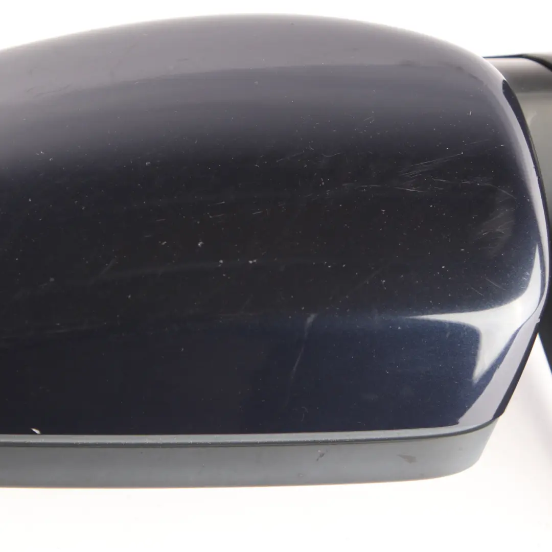 Wing Mirror BMW E60 E61 Auto Dip Power Fold Left Monacoblau Monaco Blue - A35