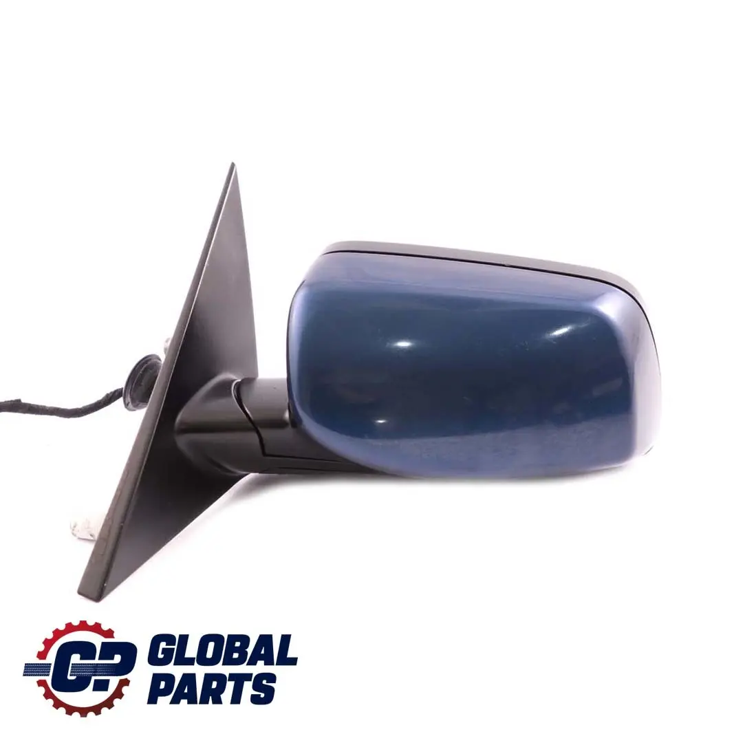 BMW 5 Series E60 E61 LCI Power Fold Left Wing Mirror N/S Mysticblau Mystic Blue