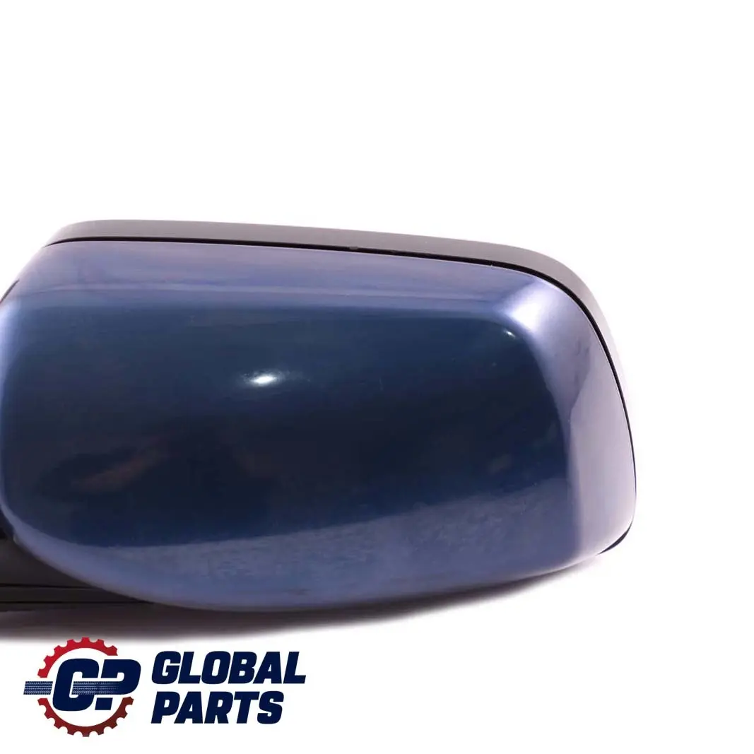 BMW 5 Series E60 E61 LCI Power Fold Left Wing Mirror N/S Mysticblau Mystic Blue