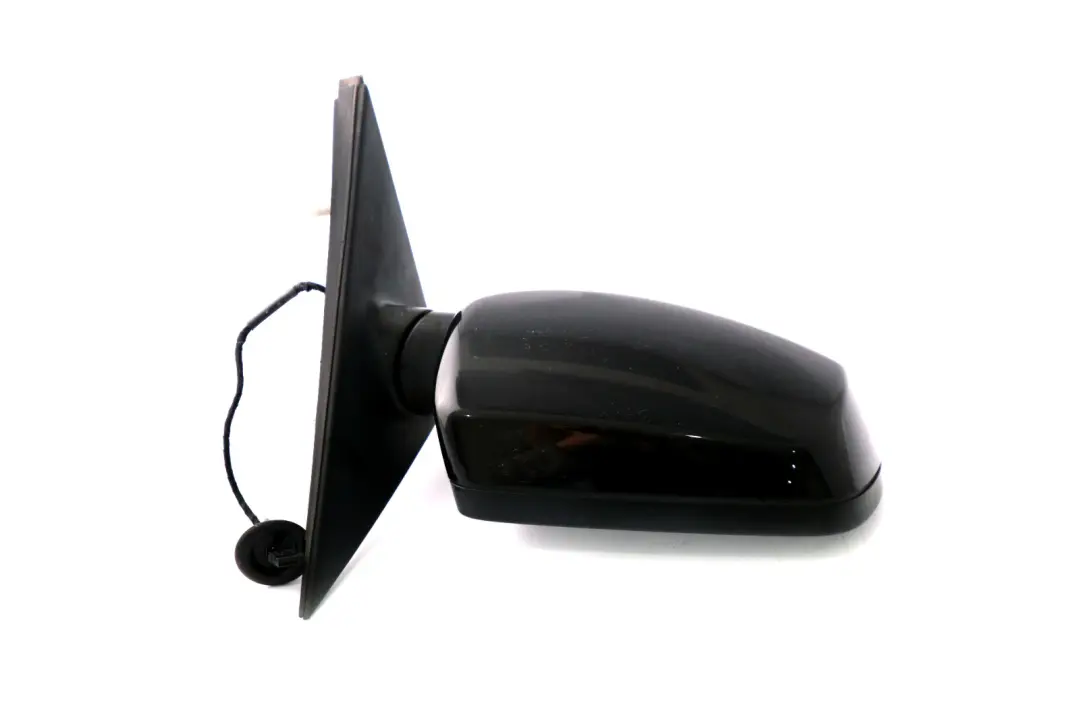 BMW 5 Series E60 Power Fold Auto Dip Light Right Wing Mirror O/S Black Sapphire