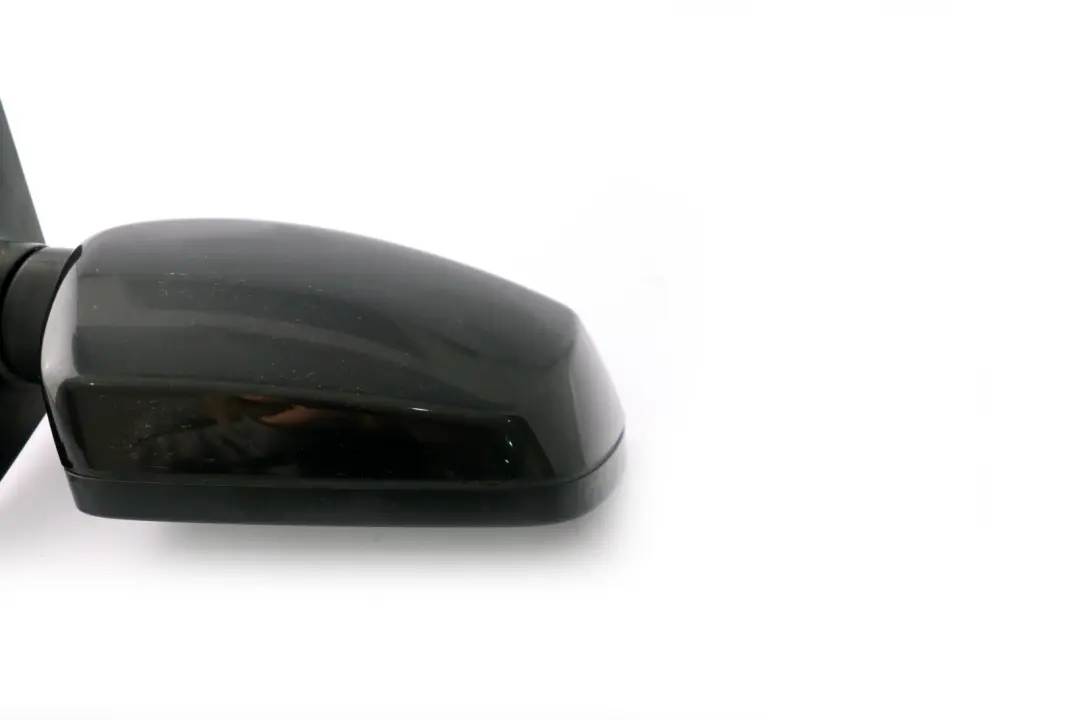 BMW 5 Series E60 Power Fold Auto Dip Light Right Wing Mirror O/S Black Sapphire