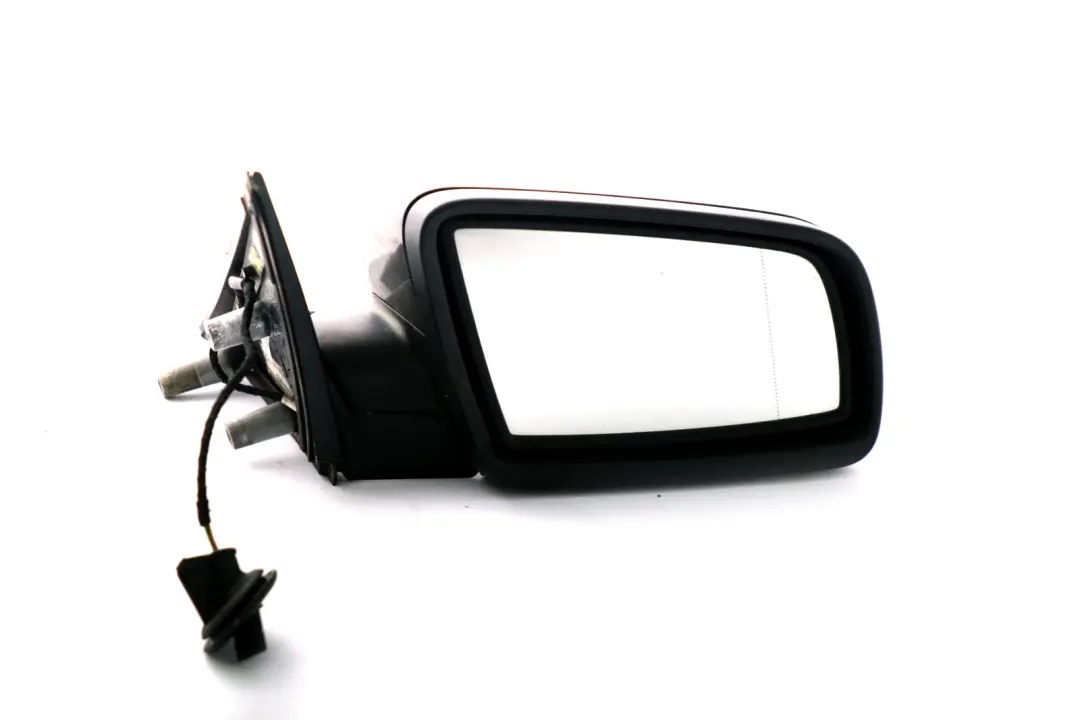 BMW 5 Series E60 Power Fold Auto Dip Light Right Wing Mirror O/S Black Sapphire
