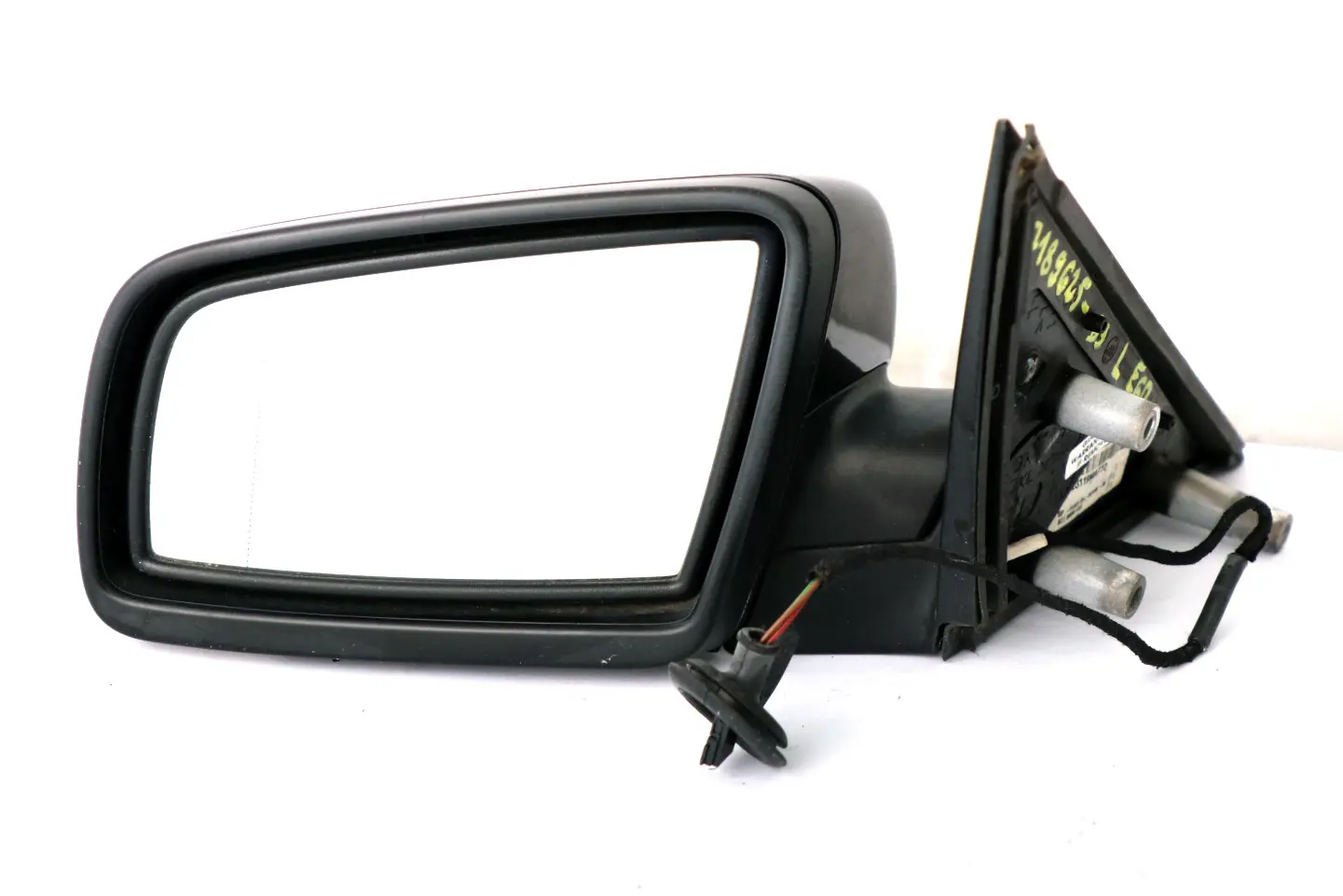 BMW 5 Series E60 Power Fold Auto Dip Light Left Wing Mirror N/S Black Sapphire