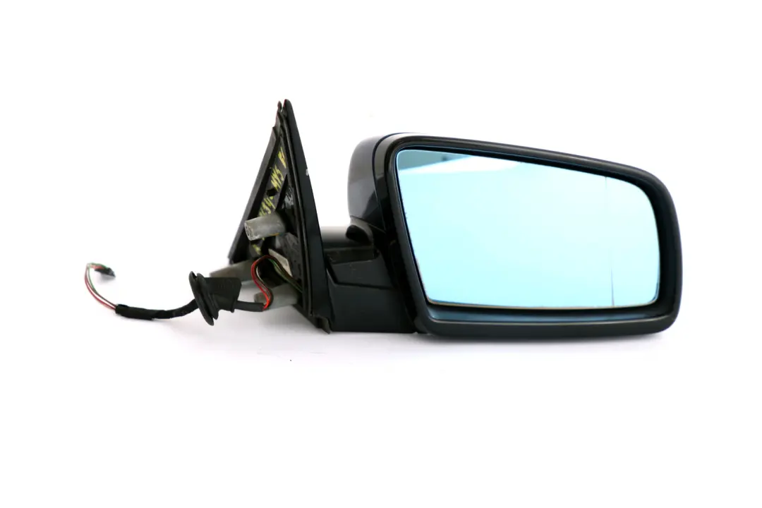 BMW 5 Series E60 LCI M Sport Right Wing Mirror O/S High Gloss Mysticblau Blue