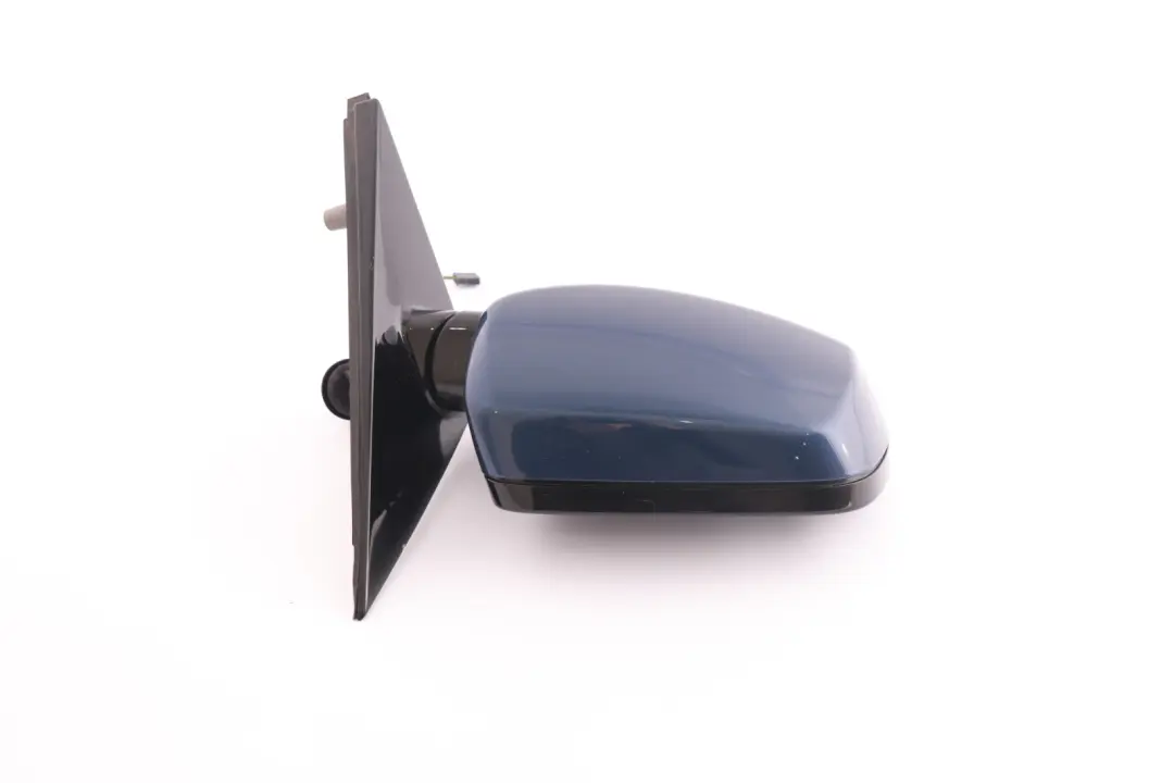 BMW 5 Series E60 LCI M Sport Right Wing Mirror O/S High Gloss Mysticblau Blue